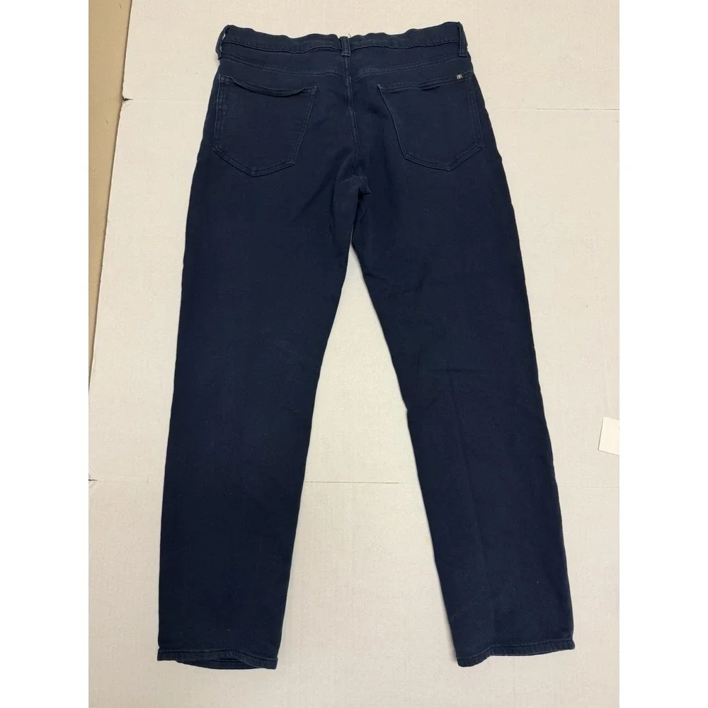 banana republic soft textured blue pants slacks, men's 34x30, zip‎ fly